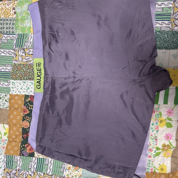 Gauge 81 Kailua Sequin Mini Skirt in Lavender Purple Sheen - Picture 8 of 8